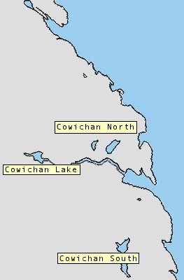 Map of Cowichan