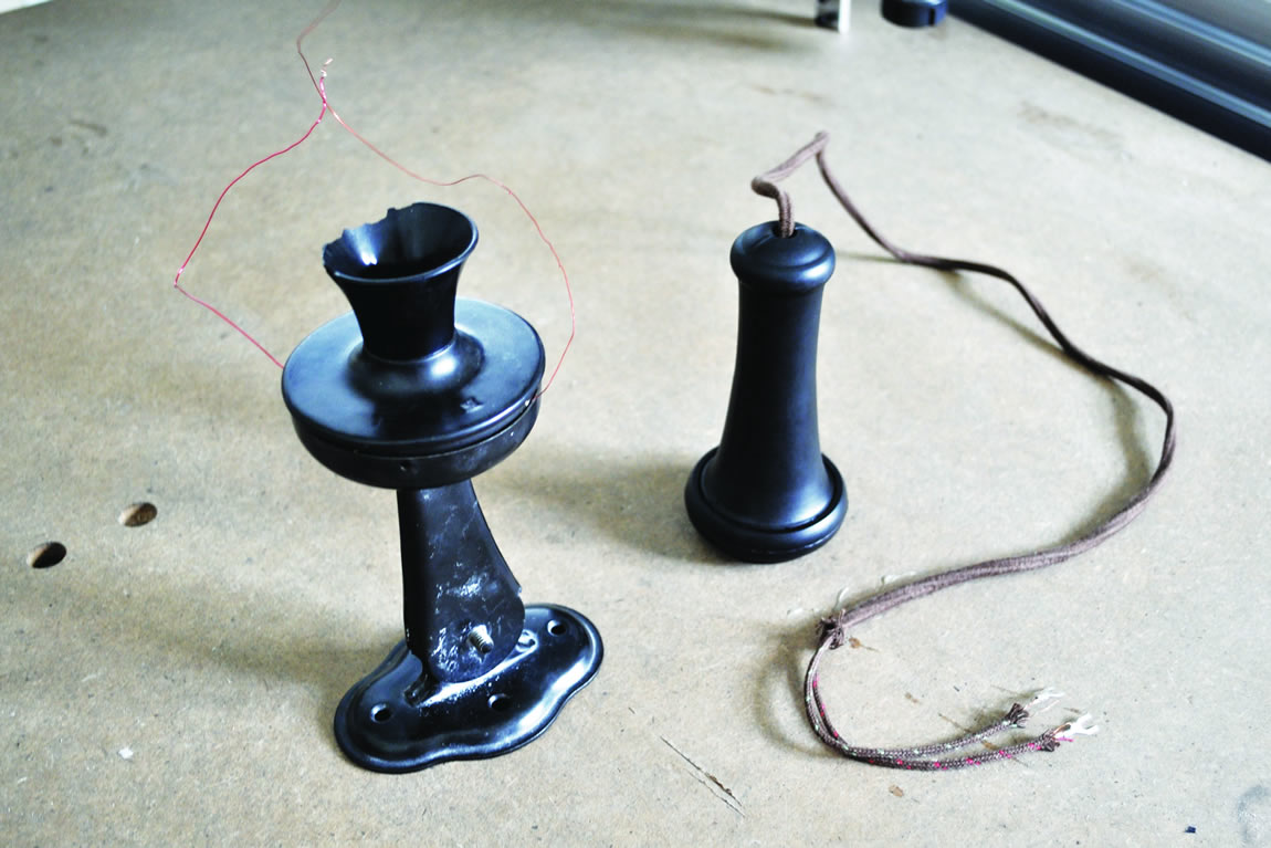 Kellogg Transmitter and Receiver (photograph by Danielle Morgan)