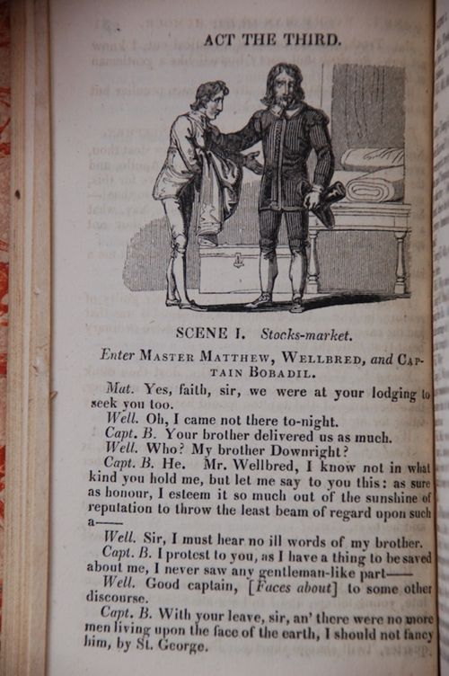 Thomas Dibdin’s edition of Every Man In His Humour, 1816 Illustrative images from Thomas Dibdin’s 1816 edition