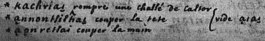 A fragment from Potier 1744, p.272.