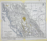 British Columbia, 1862. Coast lines from Admiralty charts, interior from explorations by Royal Engineers and others up to 1862. North of Fraser River from Mr. Arrowsmith, East of Columbia River from Captain Palliser.