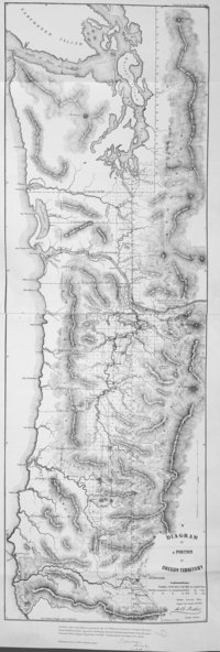Diagram of a Portion of Oregon Territory