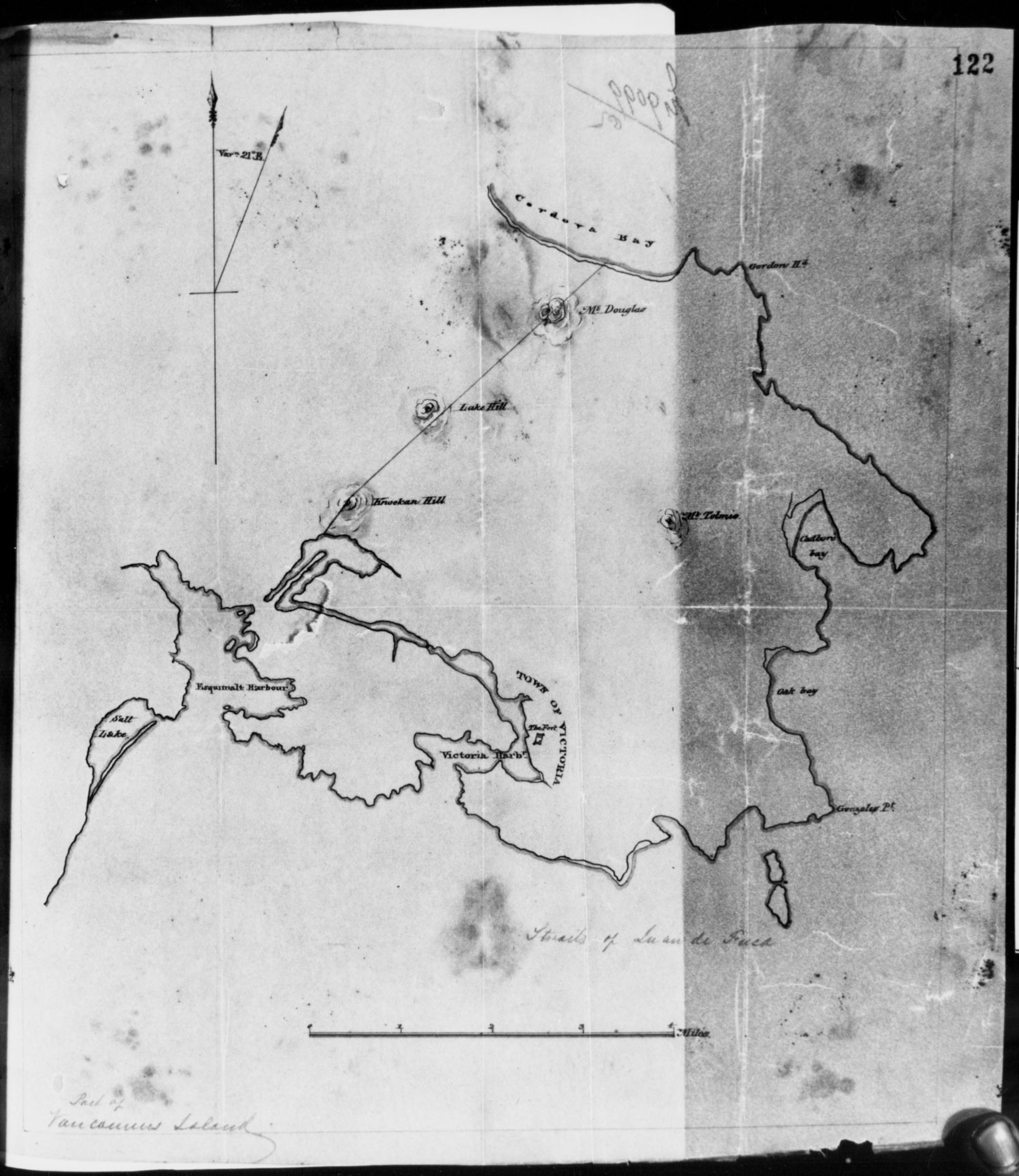 Sketch of the South East Corner of Vancouvers Island