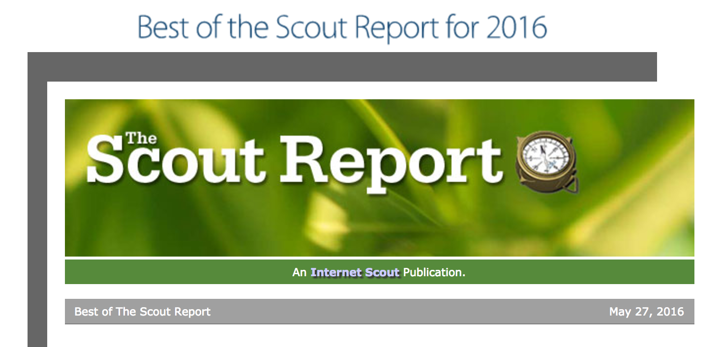 Scout Report Banner