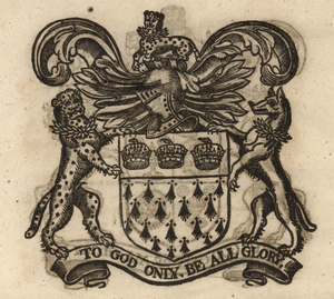 The coat of arms of the Skinners’ Company, from Stow (1633). [Full size image]