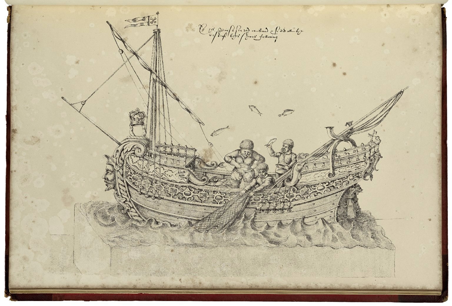 The fishmongers’ pageant, on Lord Mayor’s Day, 1616: Chrysanaleia, the golden fishing. Image courtesy of LUNA at the Folger Shakespeare Library.