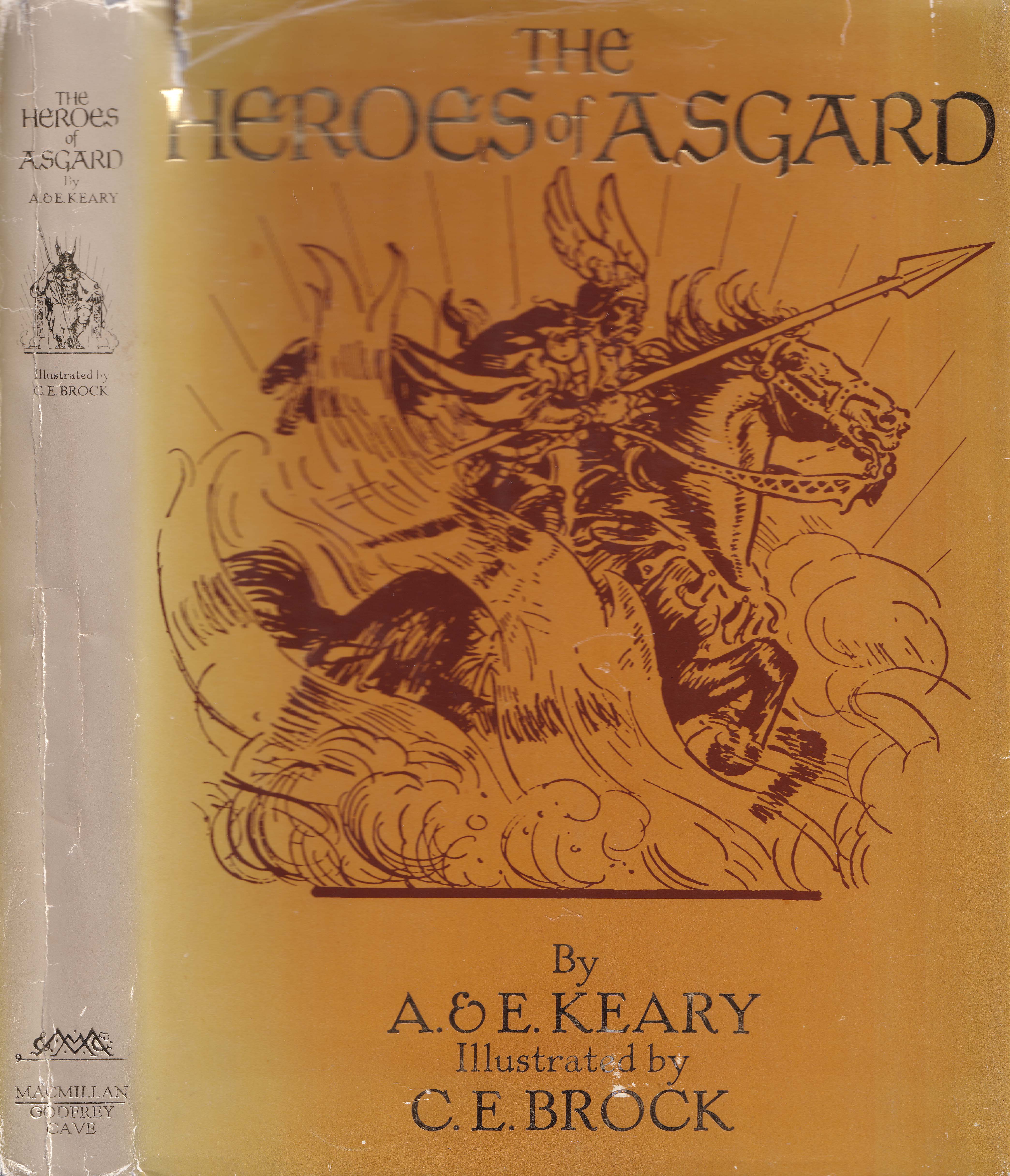Dust Jacket for The Heroes of
                                    Asgard (1930)