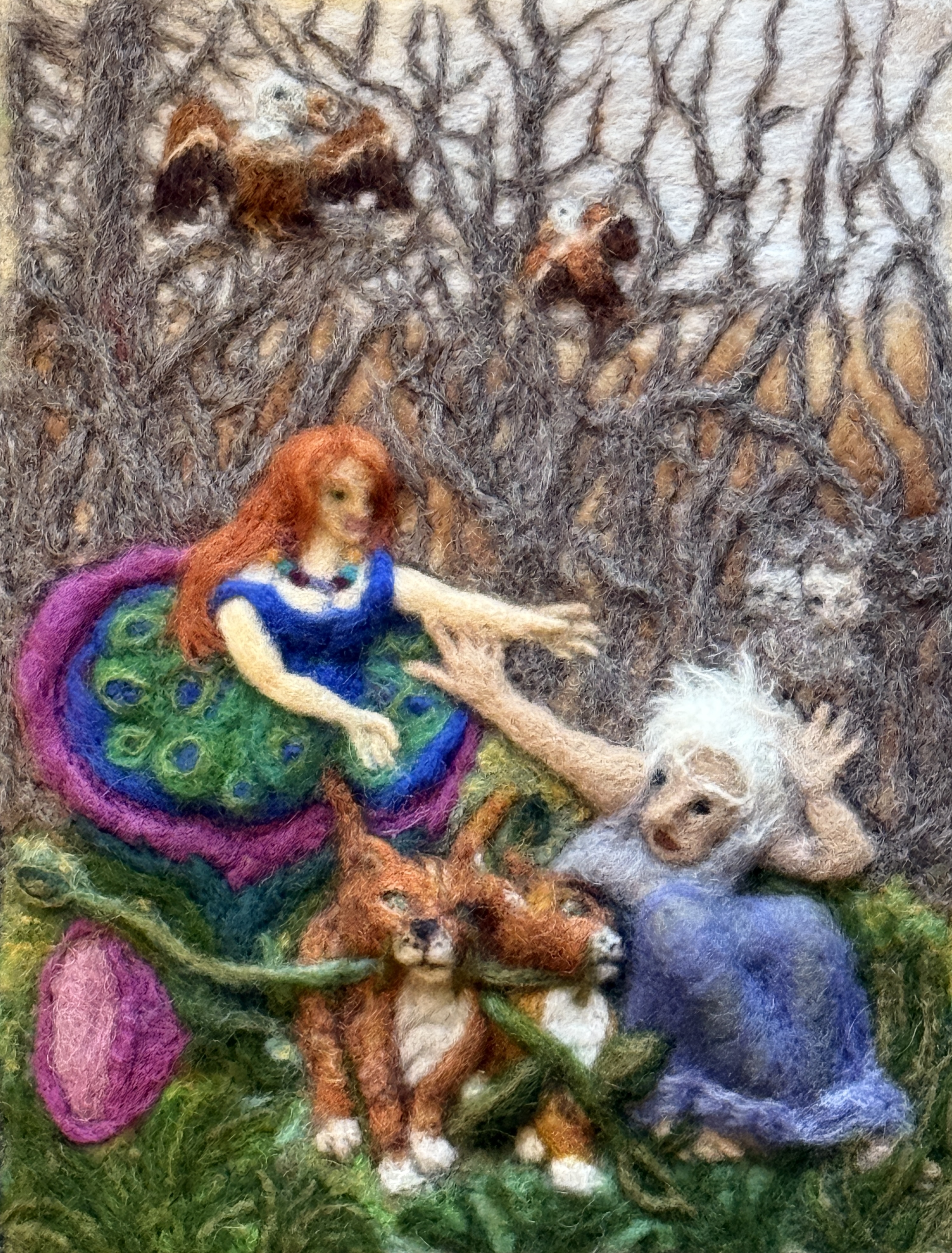 "Freyja at the Entrance of the Iron Wood"