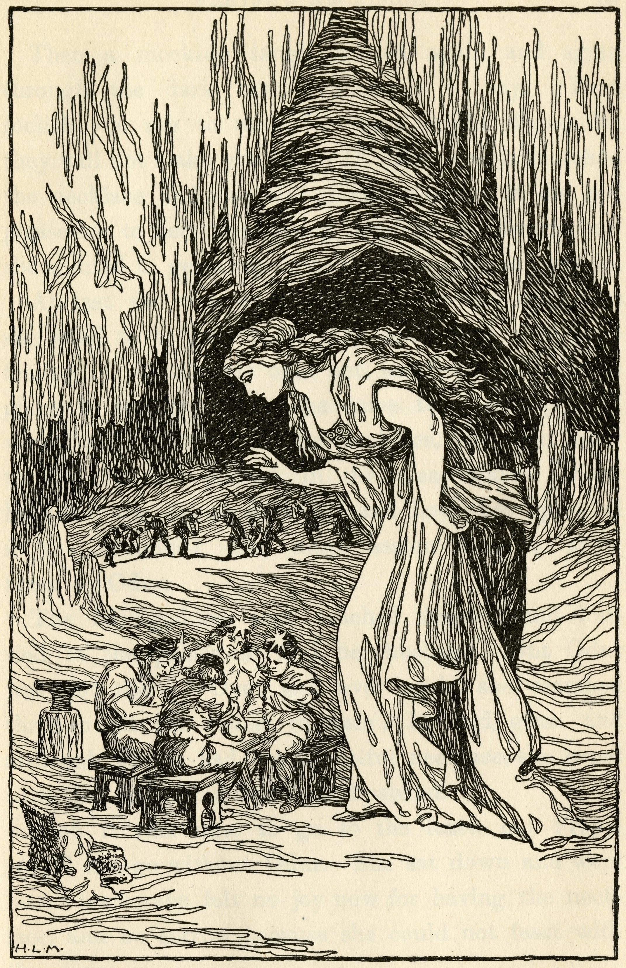 "Freyja in the Dwarfs' Cave"