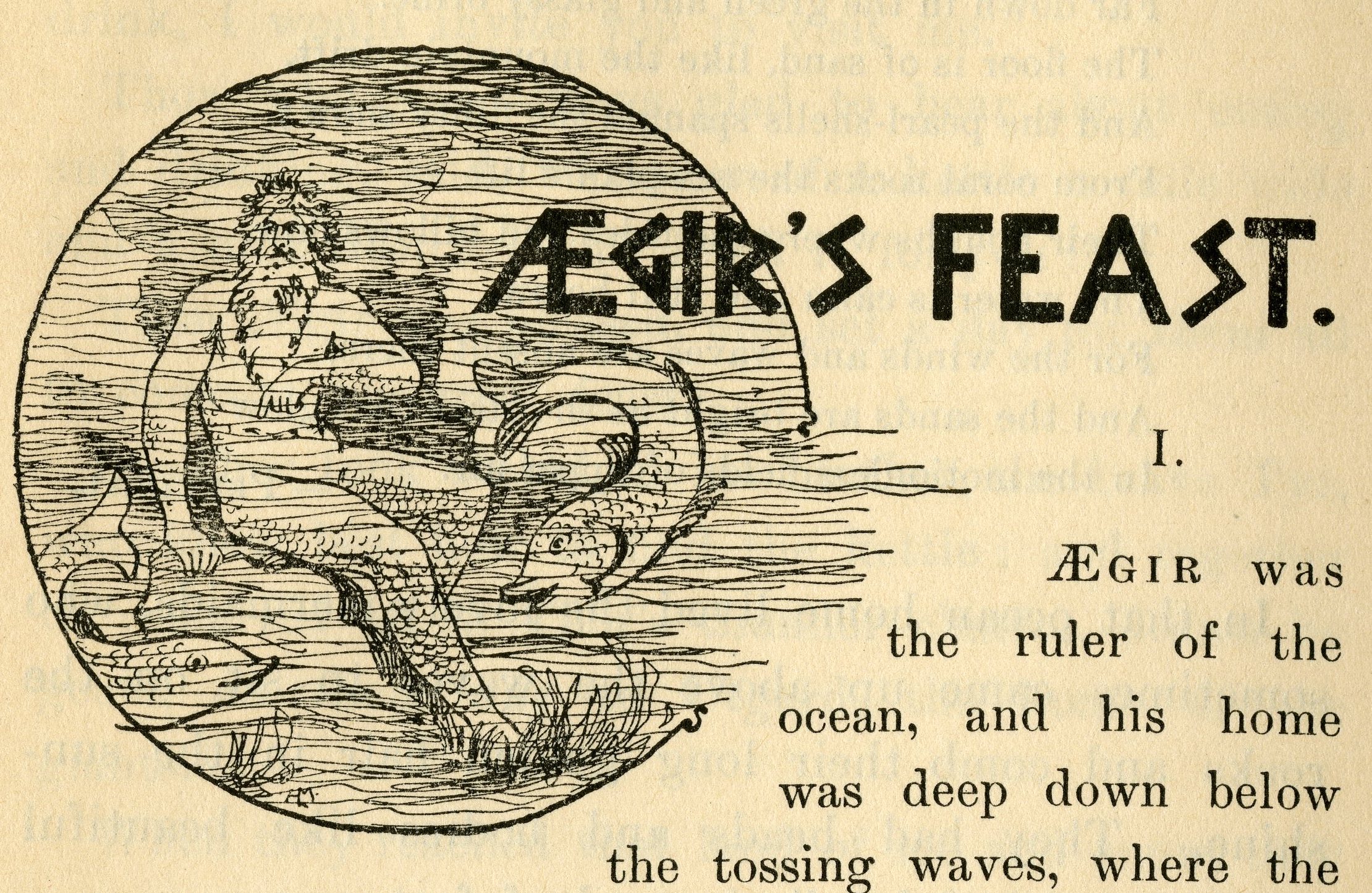 Illustrated Title Header for "Aegir's
                                Feast"