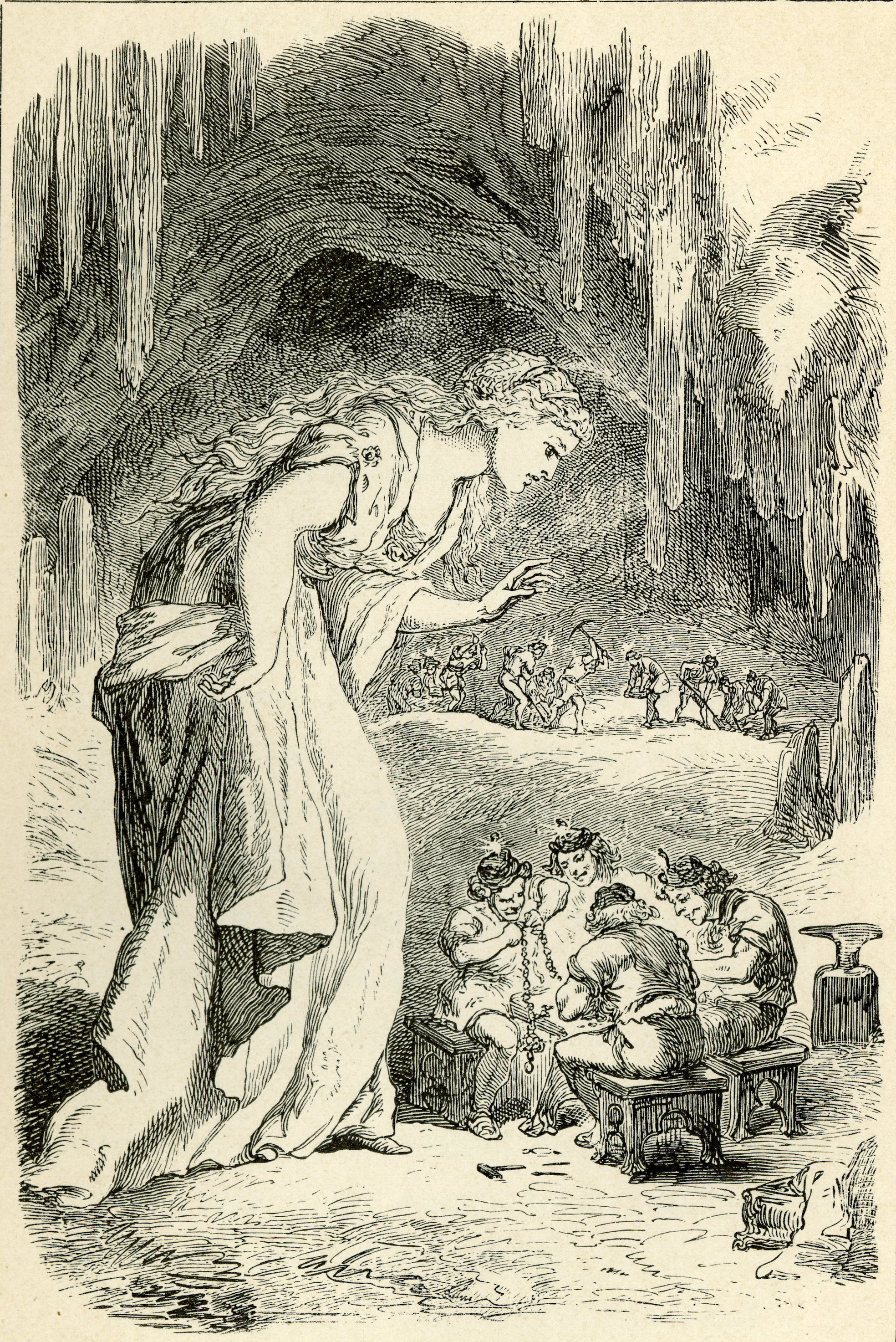 Freyja in the Dwarves' Cave