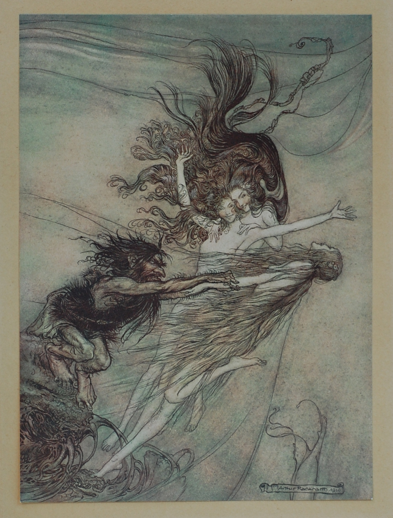 The Rhinemaidens Teasing
                                Alberich