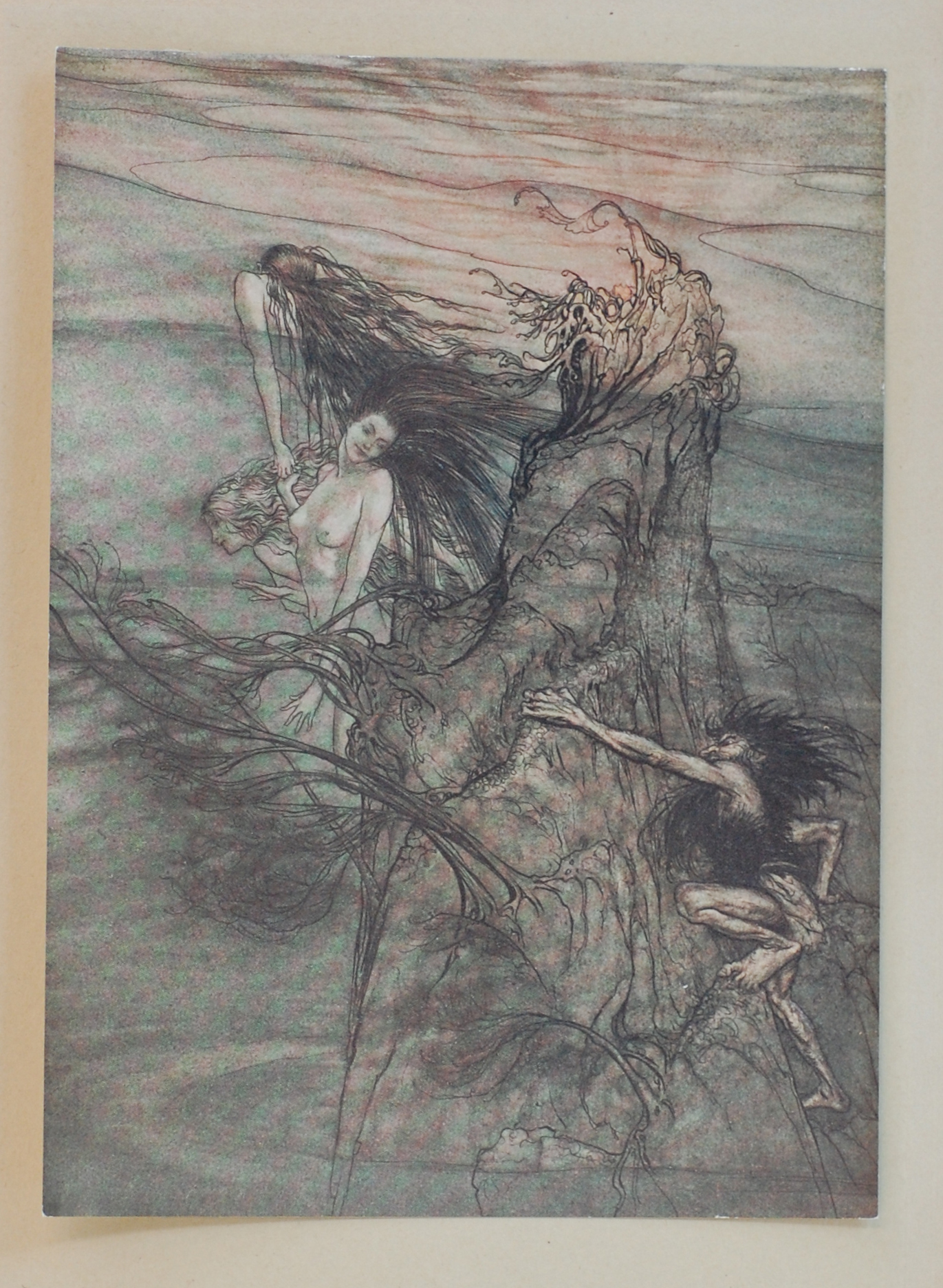 Alberich Climbing to Steal the Rhinegold