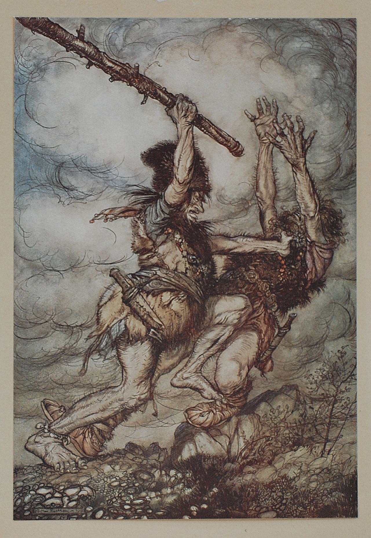 Fafner Kills Fasolt