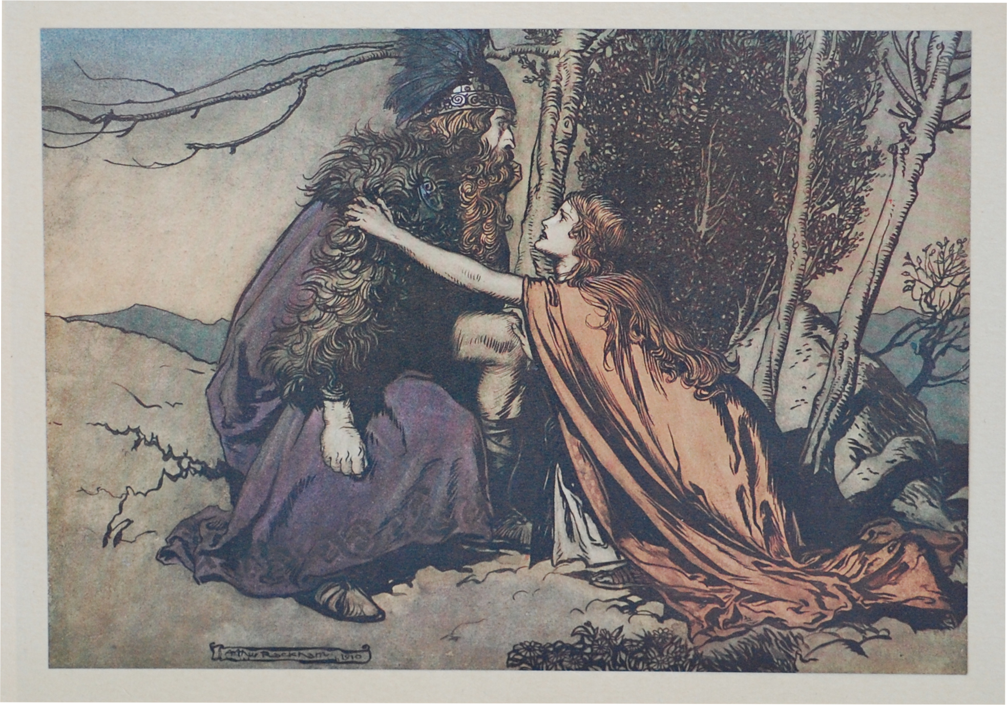 Brünnhilde Imploring Wotan