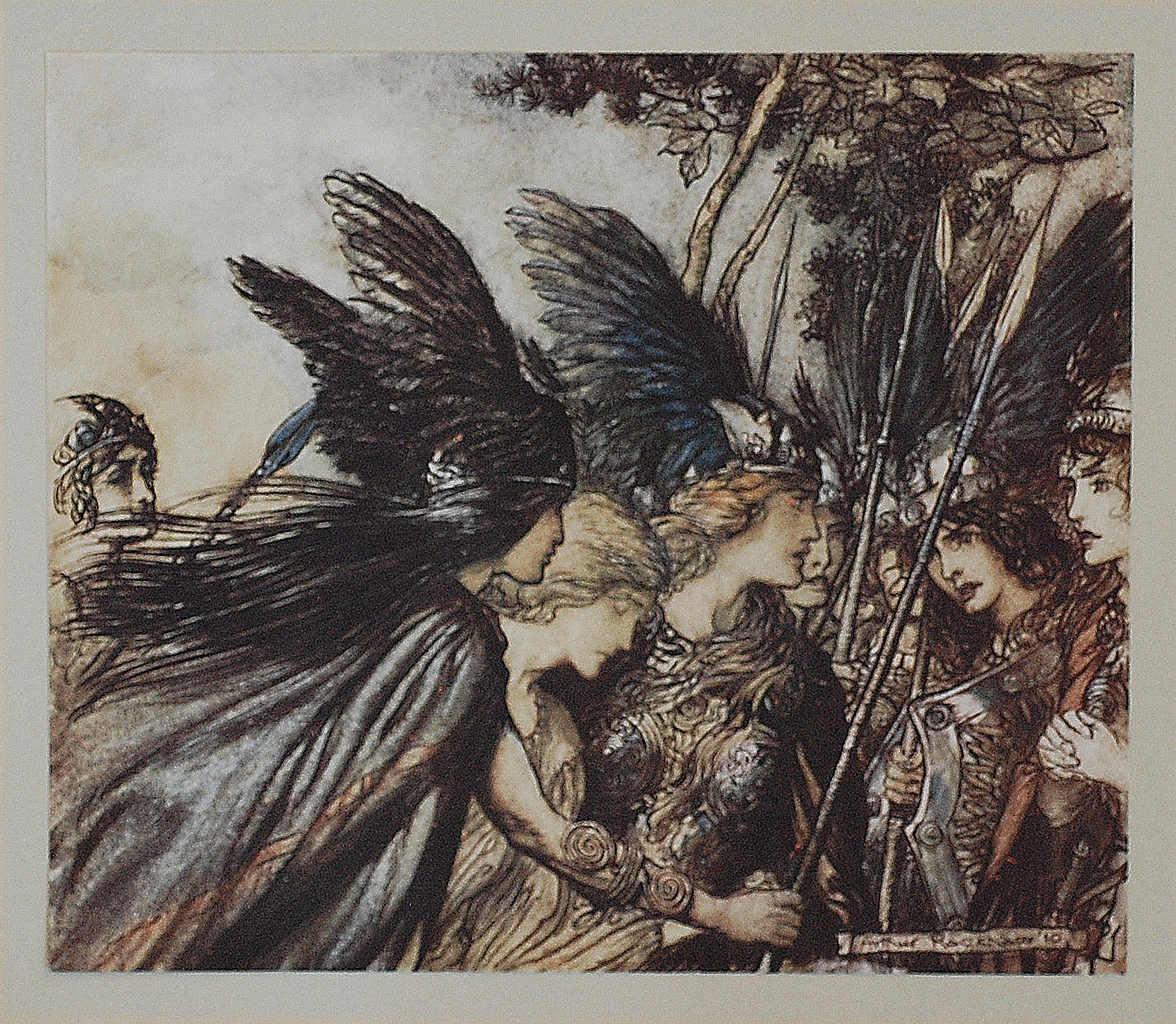 Brünnhilde, Sieglinde, and the Valkyries