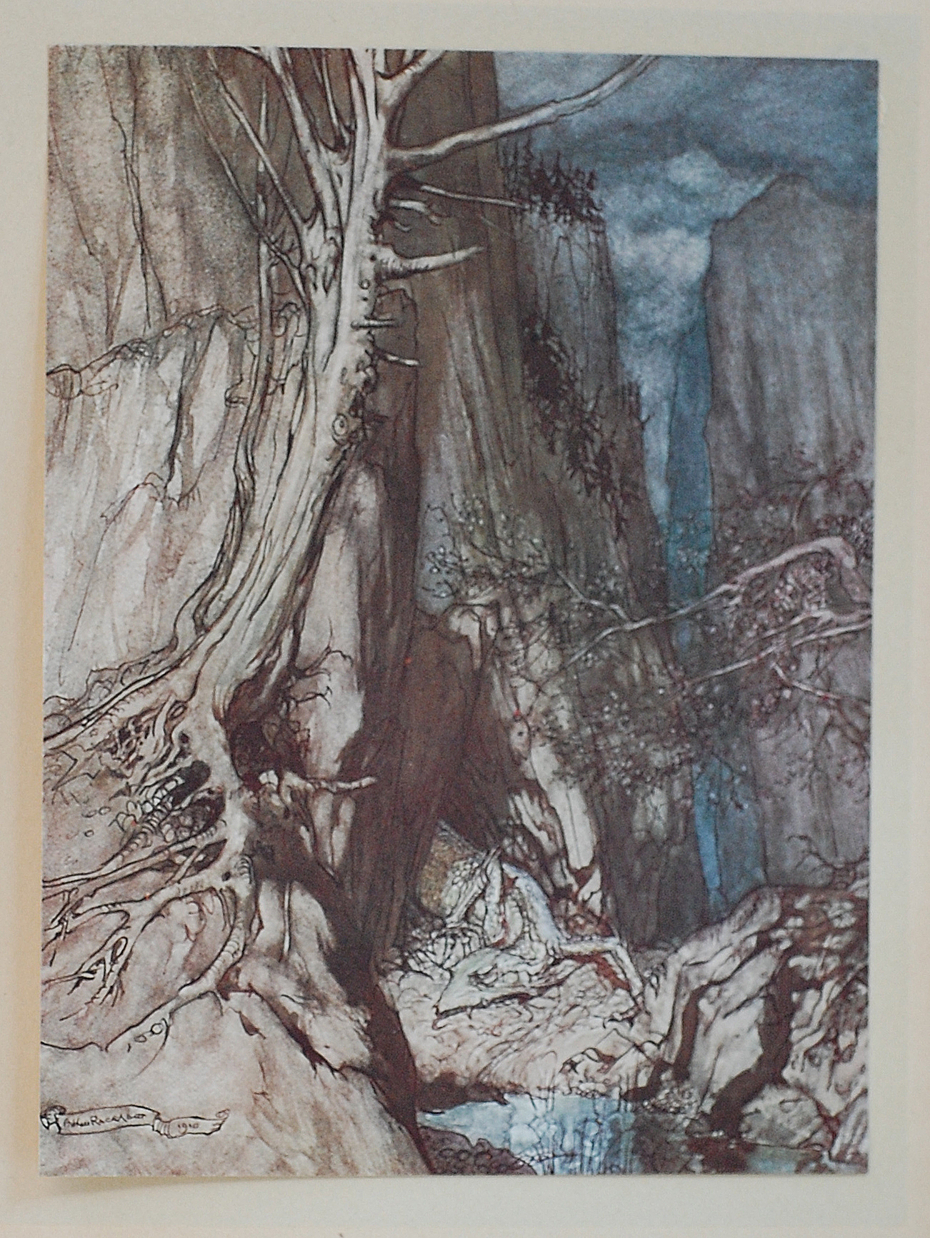 Fafner Guarding Alberich's Ring