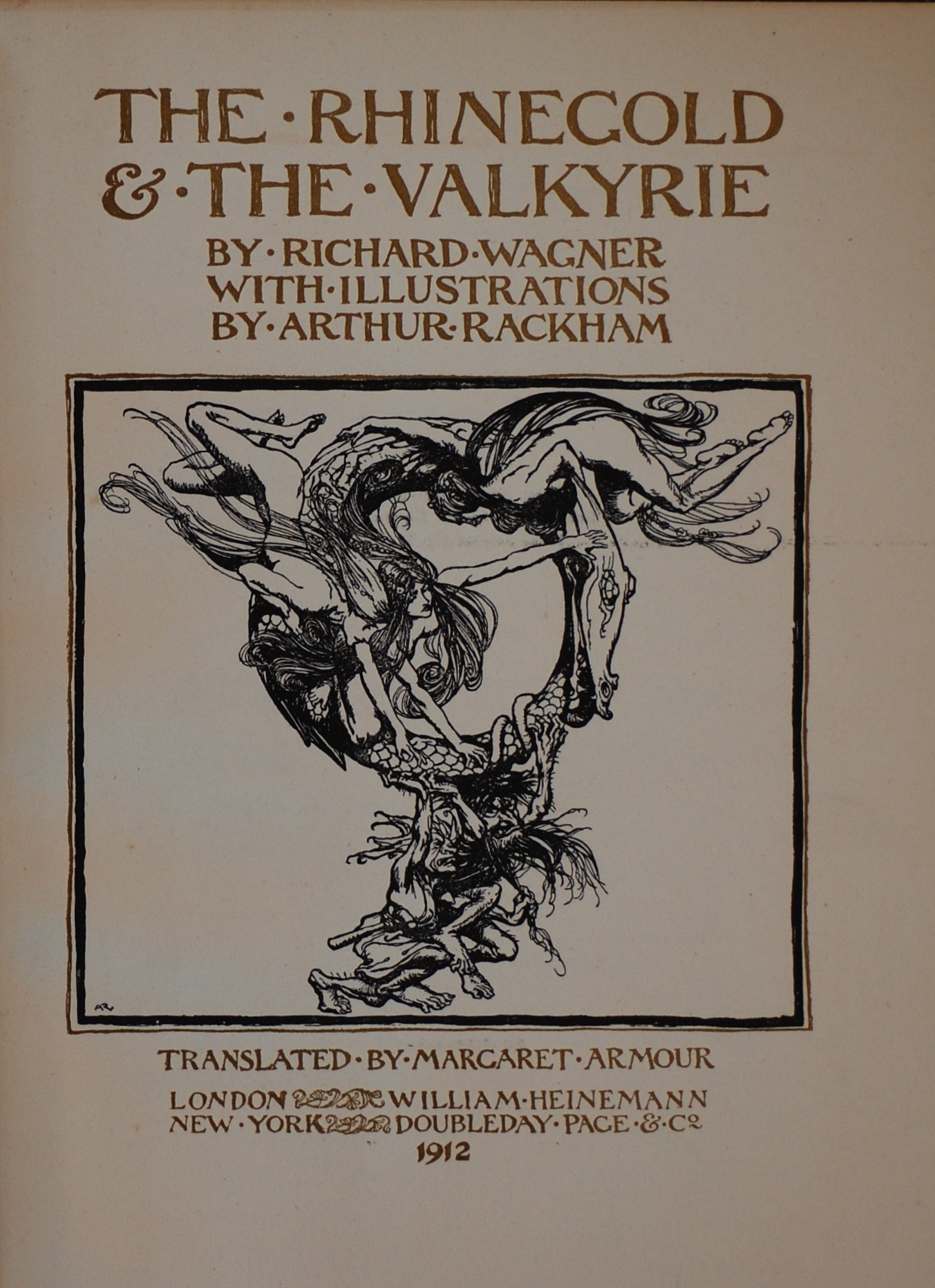 Title Page for Volume I: The Rhinegold ; & The Valkyrie
