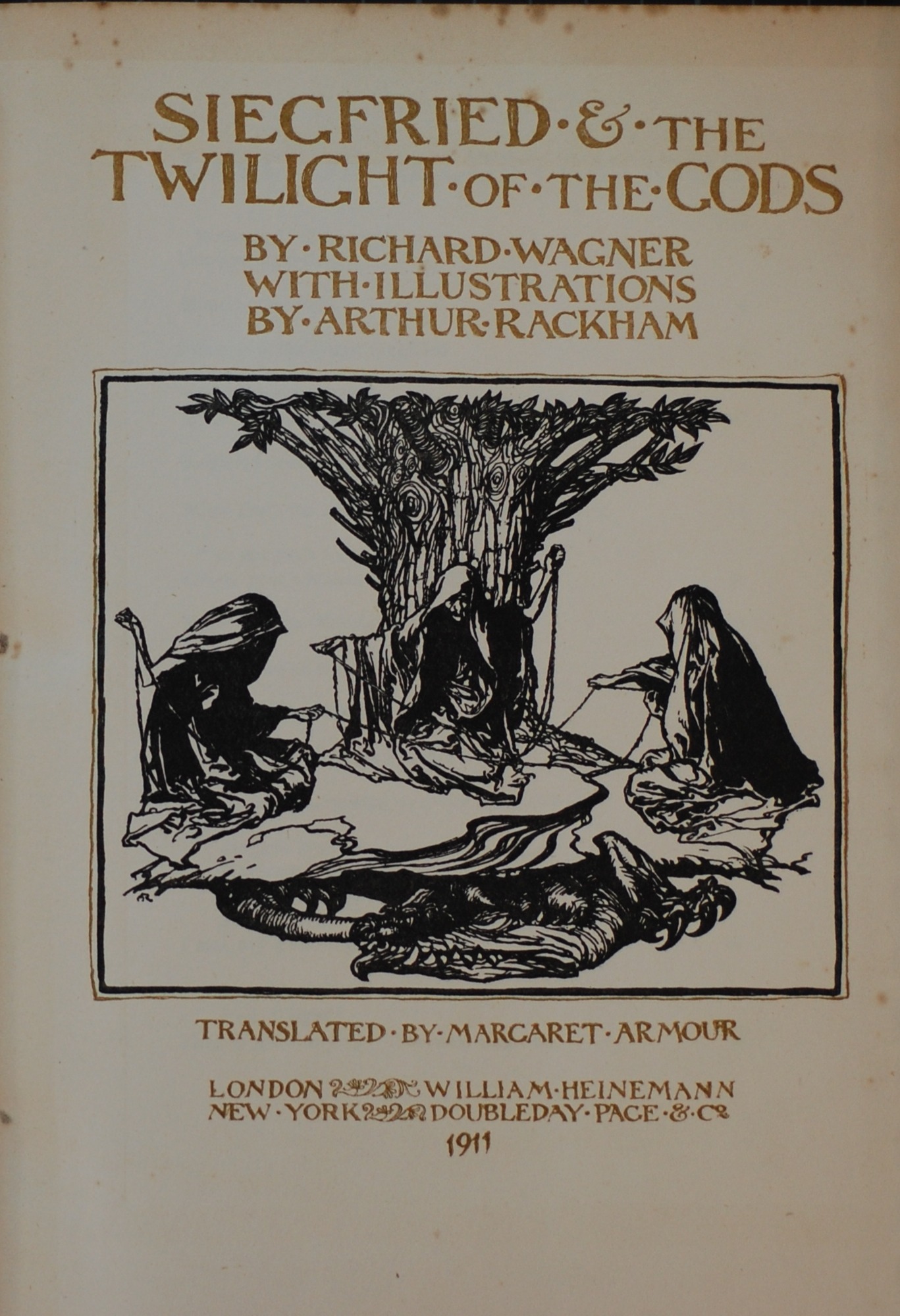 Title Page for Volume II: Siegfried ; & The Twilight of the
                                Gods