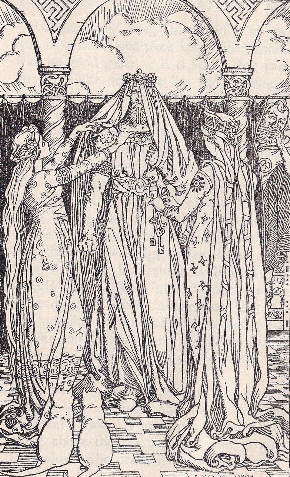 Þórr Dressed as Þrymr's Bride