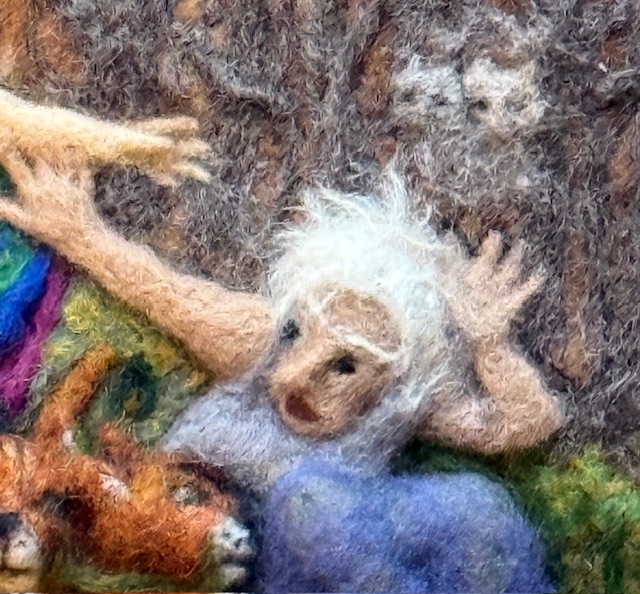 "Freyja at the Entrance of the Iron Wood". 2025-09-20. Trish Baer 1952-. "Freyja at the Entrance of the Iron Wood". 2025-09-20. Trish Baer 1952-.