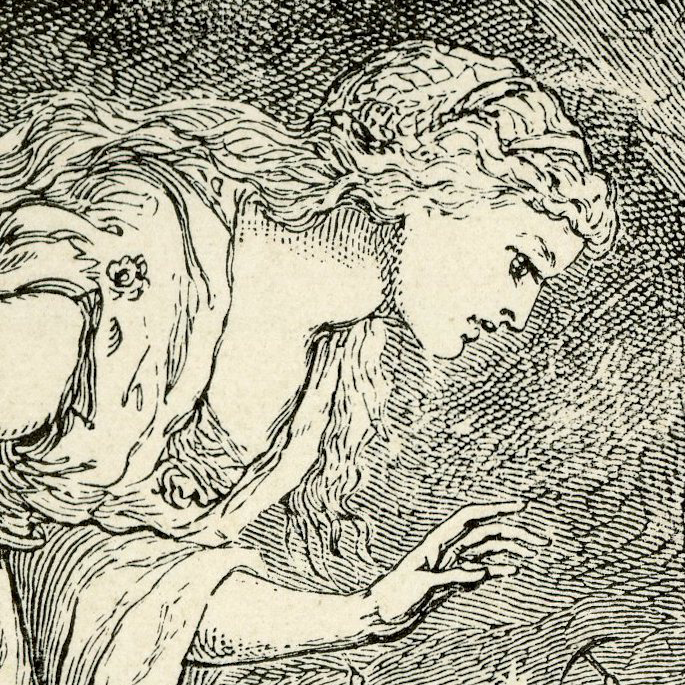 Freyja in the Dwarves' Cave. 1908. Louis Huard January 1, 1814-September 9, 1874.