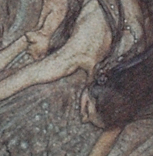 The Frolic of the Rhinemaidens. 1939. Arthur Rackham September 19, 1867-September 6, 1939. The Frolic of the Rhinemaidens. 1939. Arthur Rackham September 19, 1867-September 6, 1939.