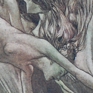 Alberich Fleeing with the Rhinegold. 1939. Arthur Rackham September 19, 1867-September 6, 1939. Alberich Fleeing with the Rhinegold. 1939. Arthur Rackham September 19, 1867-September 6, 1939.