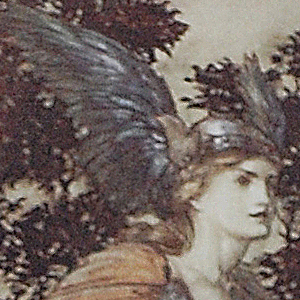Brünnhilde. 1939. Arthur Rackham September 19, 1867-September 6, 1939.