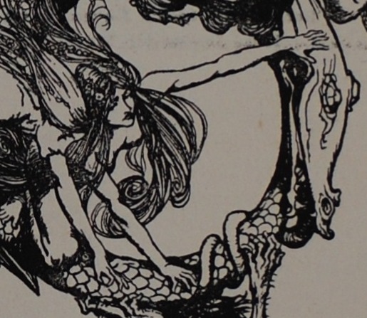 Title Page for Volume I: The Rhinegold ; & The Valkyrie. 1912. Arthur Rackham September 19, 1867-September 6, 1939.