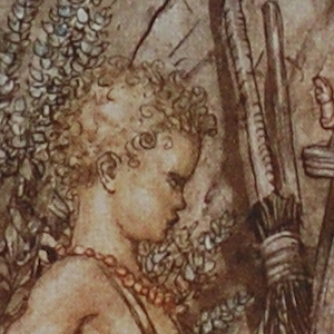 Mime and Siegfried.. 1939. Arthur Rackham September 19, 1867-September 6, 1939.